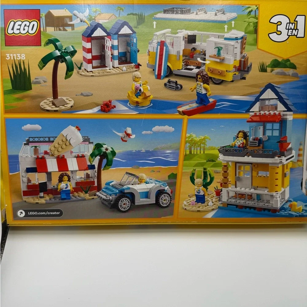 LEGO Creator 3 in 1 Beach Camper Van 31138 Building Toy Set - Picture 2 of 6